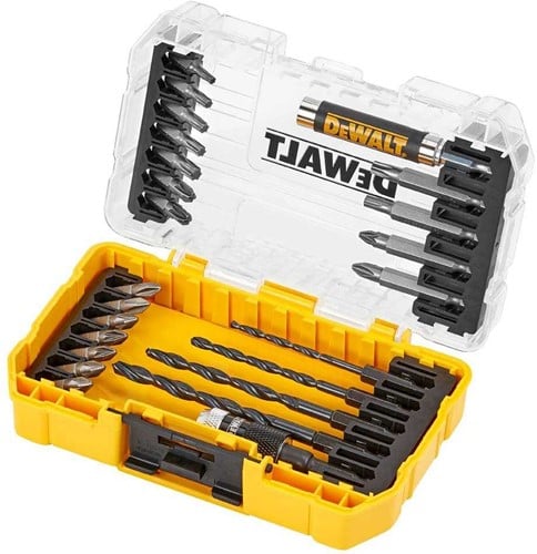 DeWalt Accesorios DT70708-QZ Juego de brocas y atornilladores de 25 piezas con ESTUCHE TOUCH