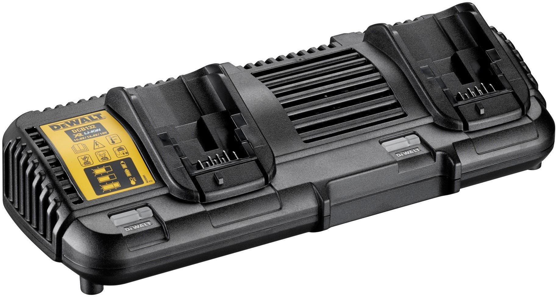 DeWALT Accesorios DCB132-QW DCB132 XR Cargador Doble 10,8 - 18 Voltios y FlexVolt