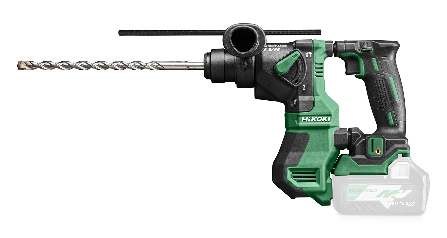 HiKOKI DH18DPAW2Z Martillo perforador sin cable 1.3J 18V sin baterías ni cargador en maletín HSC II