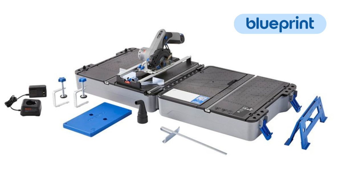 Dremel F013CS12JM BluePrint CS12JM 12V Estaci&oacute;n de sierra port&aacute;til Sierra compacta de 12V, estaci&oacute;n de sierra y malet&iacute;n 1 x 12V 2.0 Ah bater&iacute;a y cargador r&aacute;pido