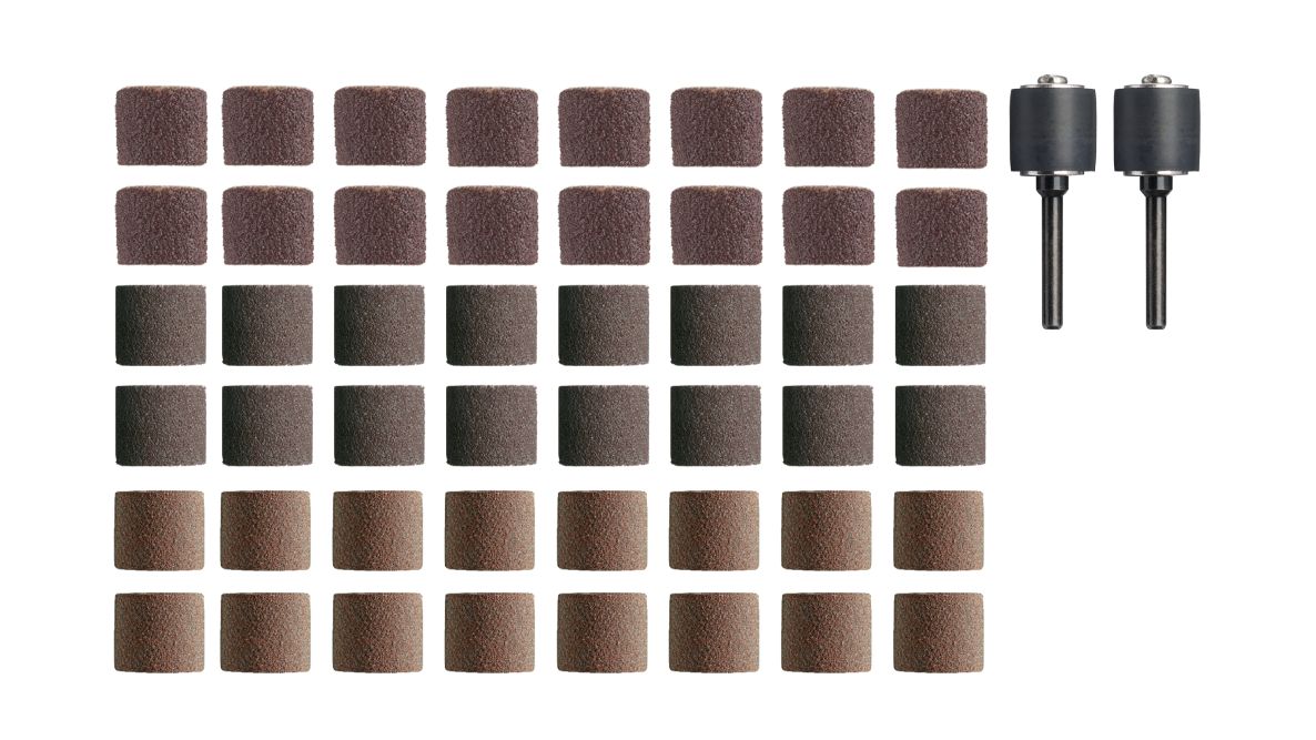 Dremel 26150771JA 771 Juego de lijas di&aacute;metro de trabajo 13 mm 48 piezas