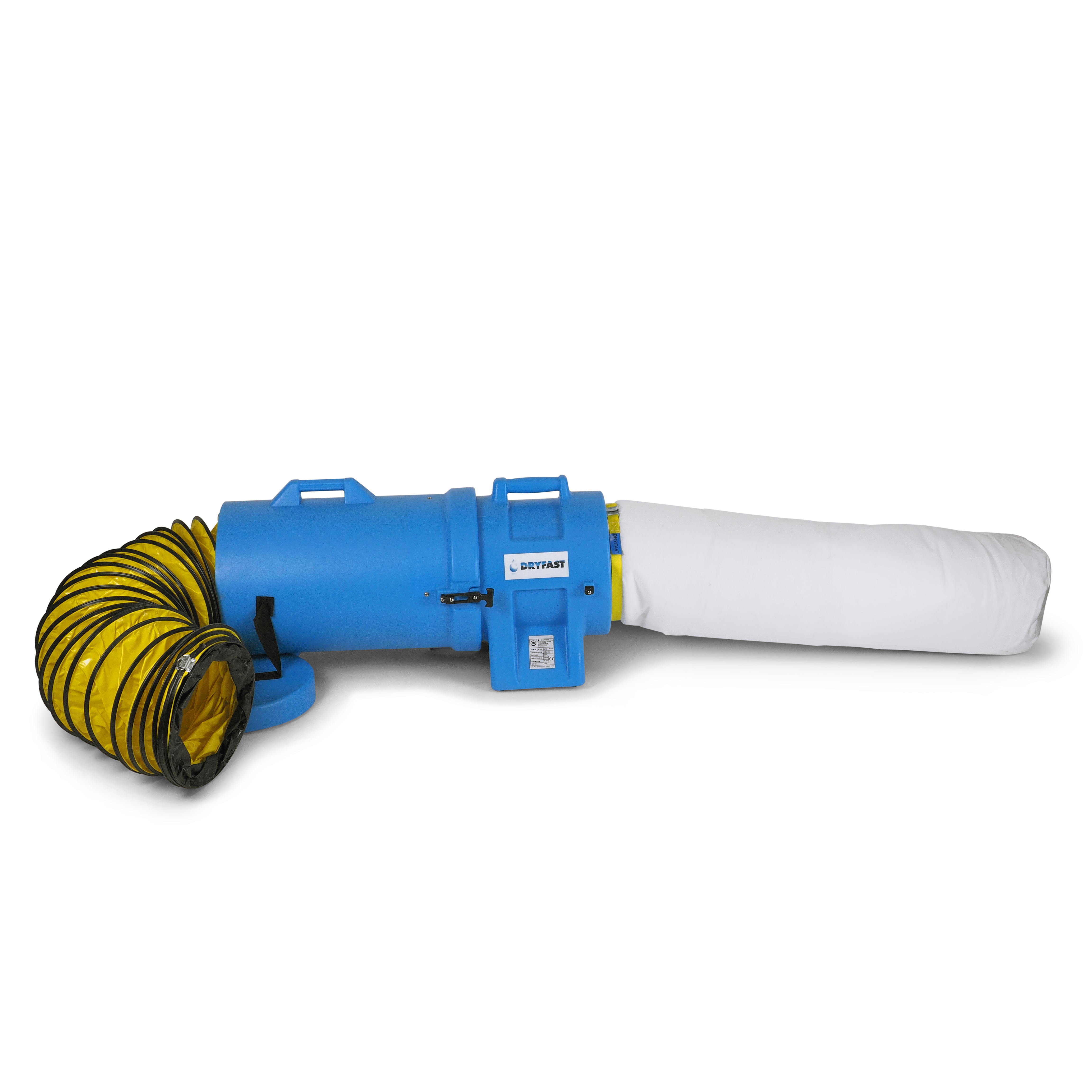 Dryfast DAF1500LSAU Ventilador axial con CAN1500 4,6 m + bolsa de polvo