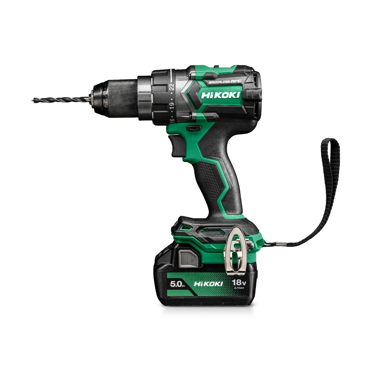 HiKOKI DS18DCWPZ Atornillador Multivolt Accu 18V 5,0Ah Li-Ion en maletín HSC II
