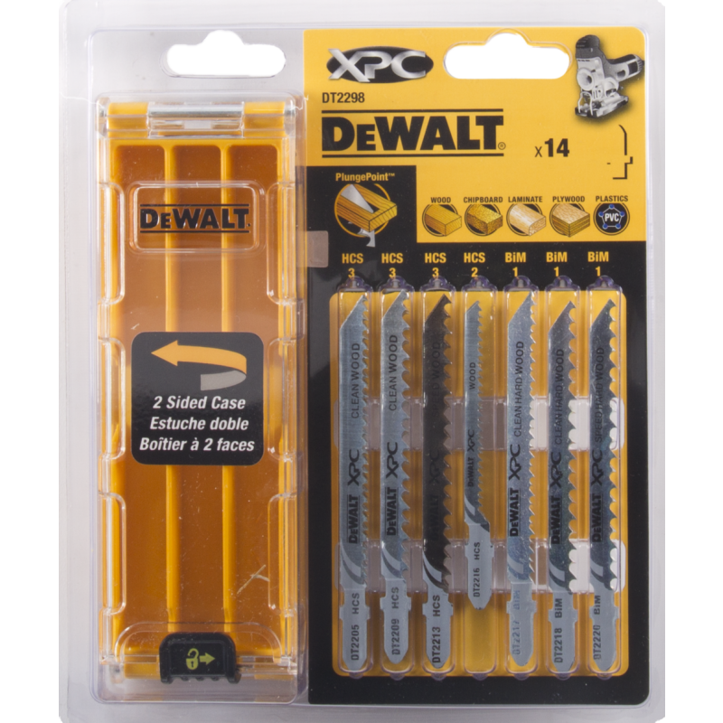DeWalt Accesorios DT2298-QZ Cassette de 14 hojas de sierra XPC® para madera