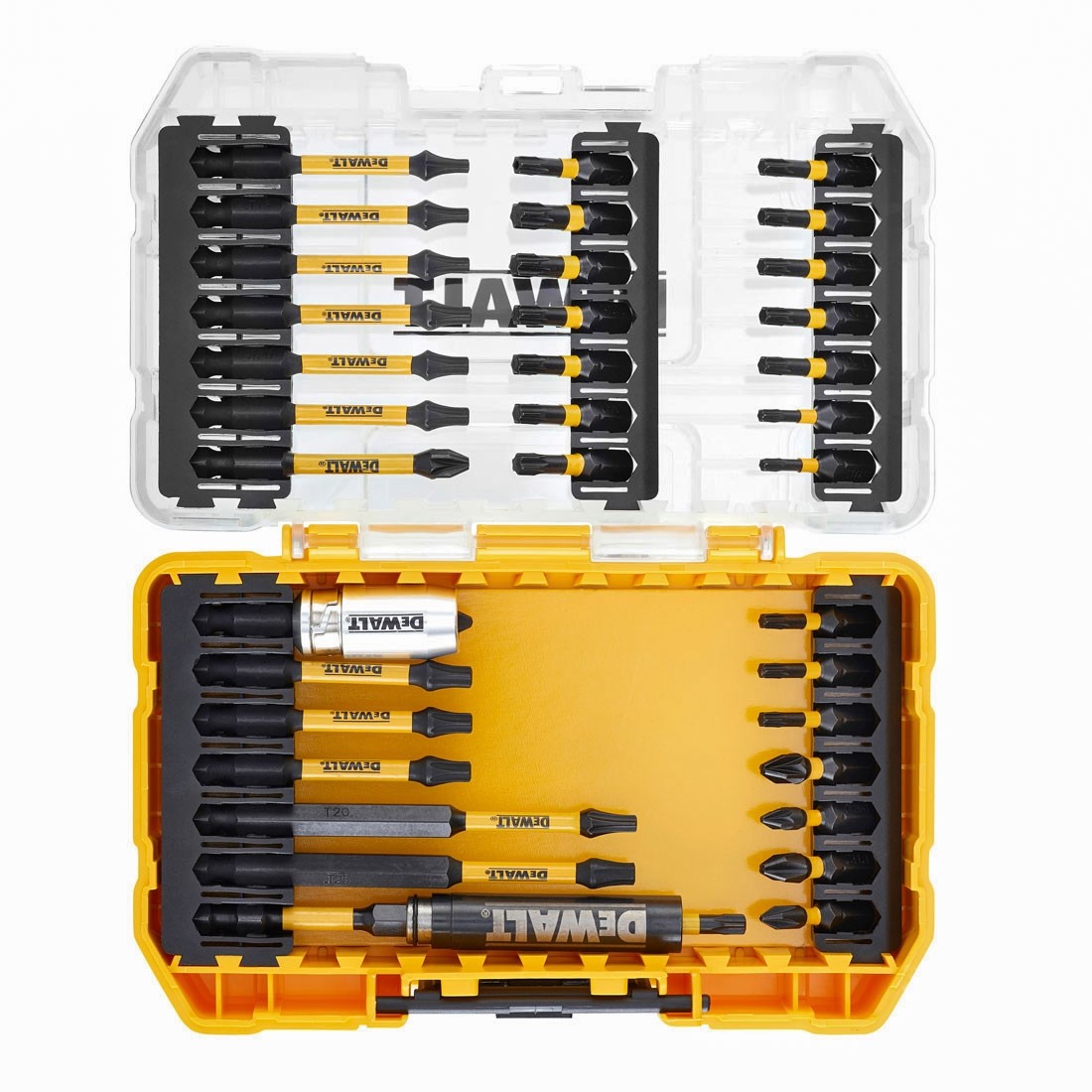 DeWalt Accesorios DT70732T-QZ DT707732T-QZ Juego de 37 puntas de atornillar FlexTorq en maletín resistente