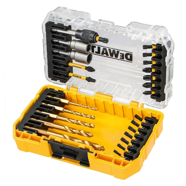 DeWalt Accesorios DT70735T-QZ DT70735 Juego de brocas FlexTorq de 25 piezas en maletín resistente