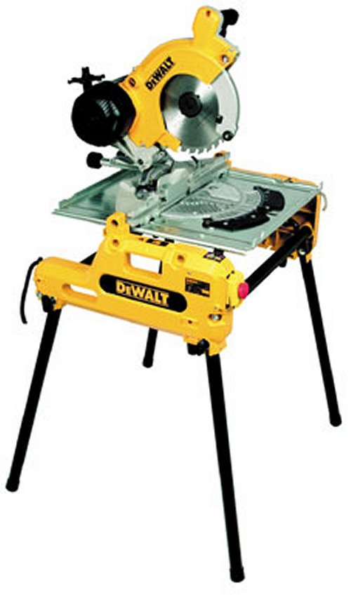DeWalt DW743N-QS Combinación de sierra de mesa, de corte transversal y de inglete de 250 mm