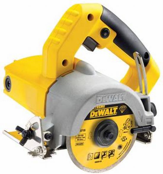 DeWALT DWC410-QS Sierra para azulejos DWC410 110 mm, para corte en húmedo y en seco