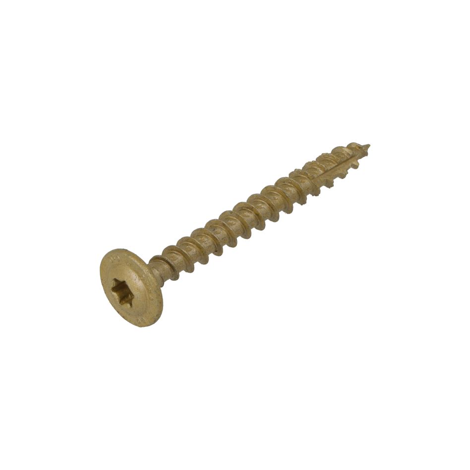 Dynaplus 0286.08.50001 Tornillo para construcción de madera AR-Bronce TK +Punta de corte TX-30 6,0 x 60 mm - 100 piezas