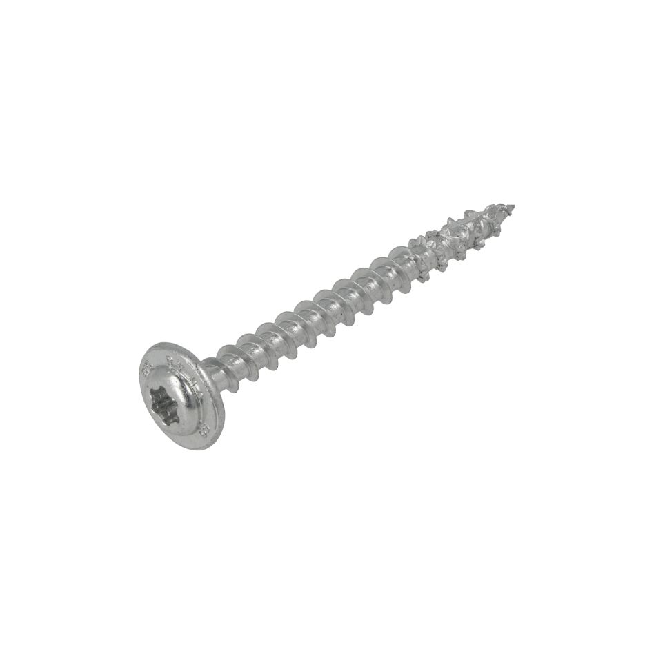 Dynaplus 0286.01.62001 Tornillo para construcción de madera VZ TK +Punta de corte TX-40 8,0 x 60 mm - 100 piezas