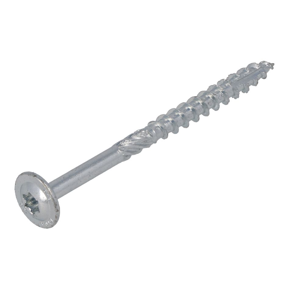 Dynaplus 0286.01.50601 Tornillo para construcción de madera VZ TK +Punta de corte TX-30 6,0 x 100/55 mm - 50 piezas