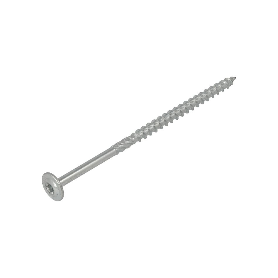 Dynaplus 0286.01.51301 Tornillo para construcción de madera VZ TK +Punta de corte TX-30 6,0 x 180/80 mm - 50 piezas