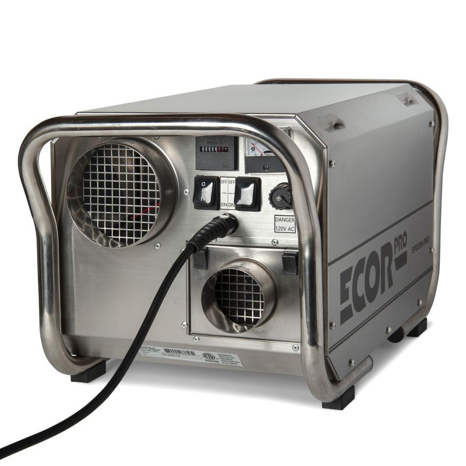 Ecor Pro DH3500 Inox DryFan Deshumidificador de adsorción 45l acero inoxidable