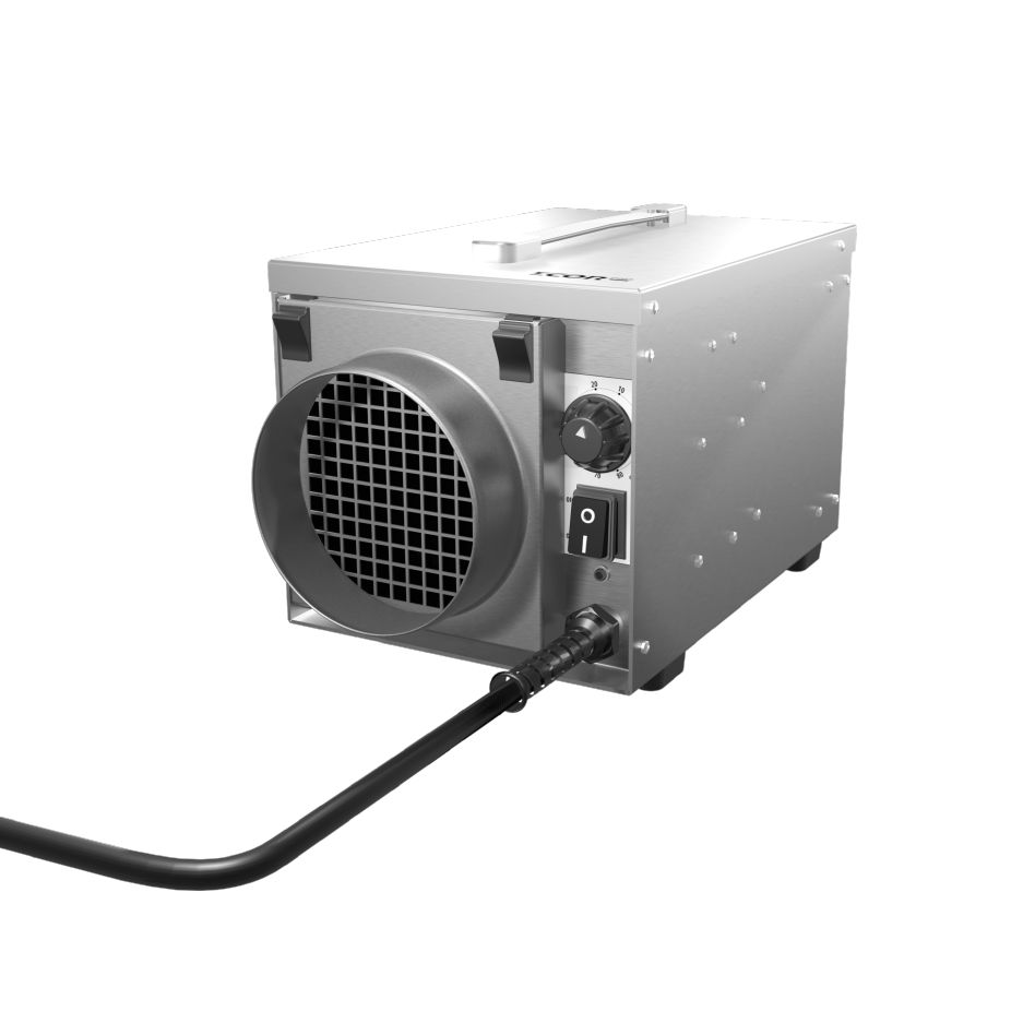 Ecor Pro DH1200 Inox DryFan Deshumidificador de adsorción 12l acero inoxidable