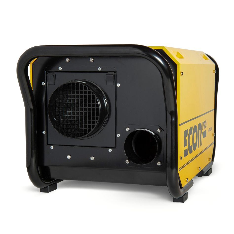 Ecor Pro DH3500  DryFan Deshumidificador de adsorci&oacute;n 45l negro/amarillo