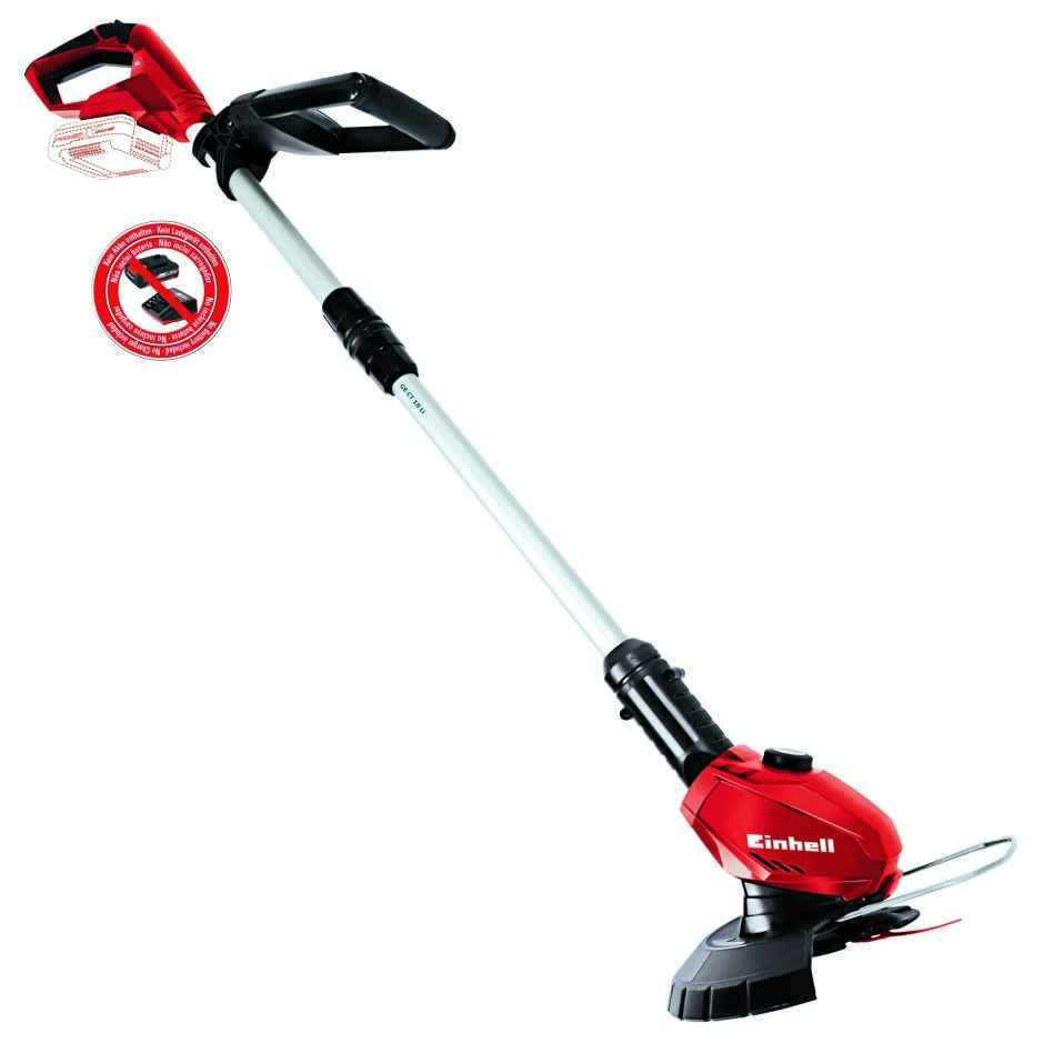 Einhell 3411172 GE-CT 18 Li-Solo cortacésped sin cable de 18 voltios sin baterías ni cargador