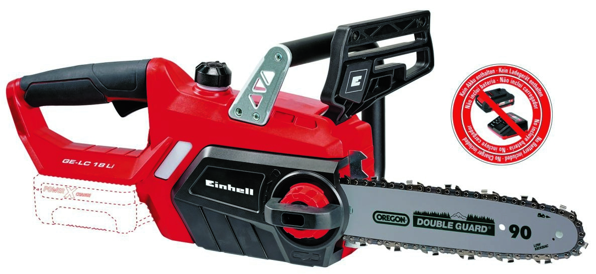 Einhell 4501761 Motosierra GE-LC 18 Li-Solo 230 mm 18 Volt sin baterías ni cargador