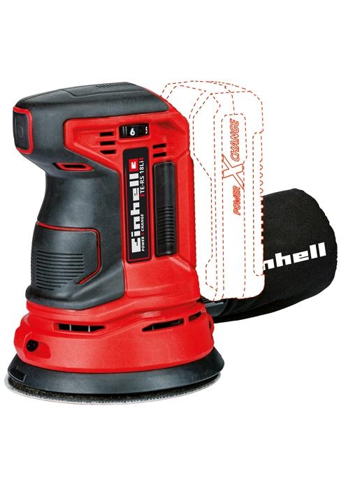 Einhell 4462010 TE-RS 18 Li-Solo Accu Lijadora excéntrica 18 voltios sin baterías ni cargador