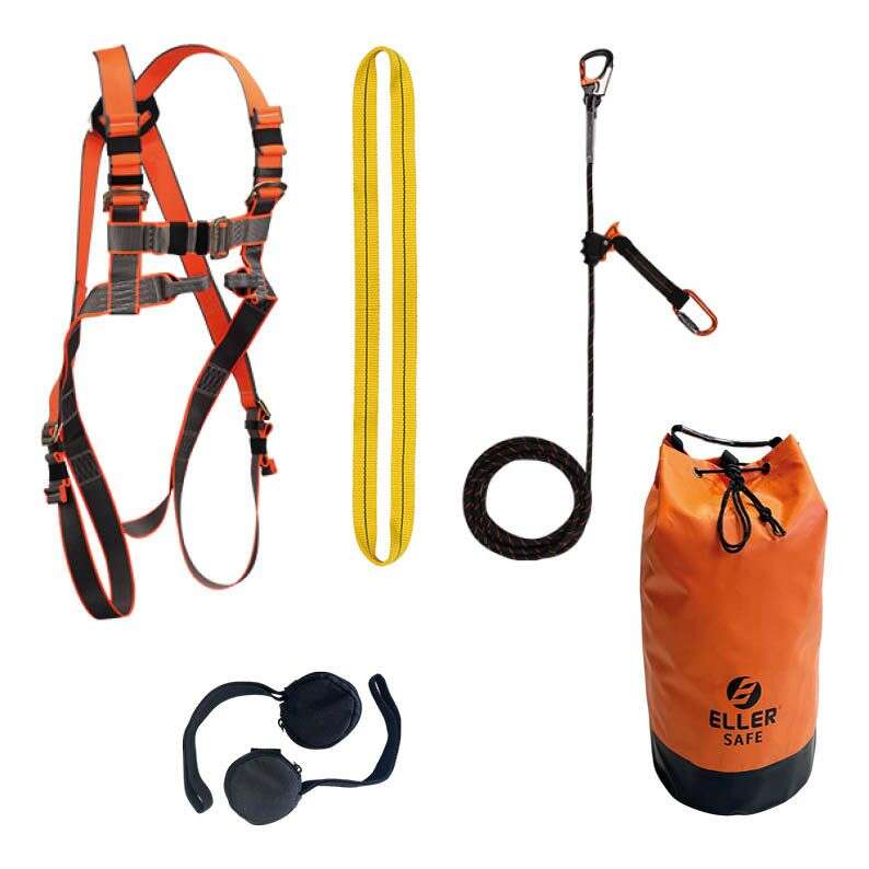ELLERsafe ELSF-SET-ROOF Juego de protecci&oacute;n de bordes de tejado