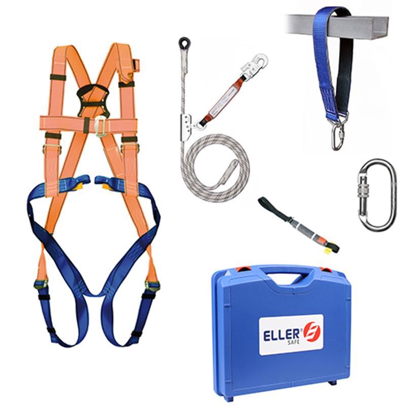 ELLERsafe FP-SET-HD-BASIC Juego de protección anticaída Techos inclinados Talla básica M-XL