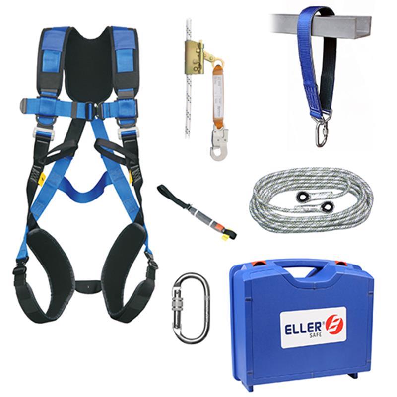 ELLERsafe FP-SET-HD-PROFI Juego de protección anticaída Techos inclinados Profi Talla M-XL