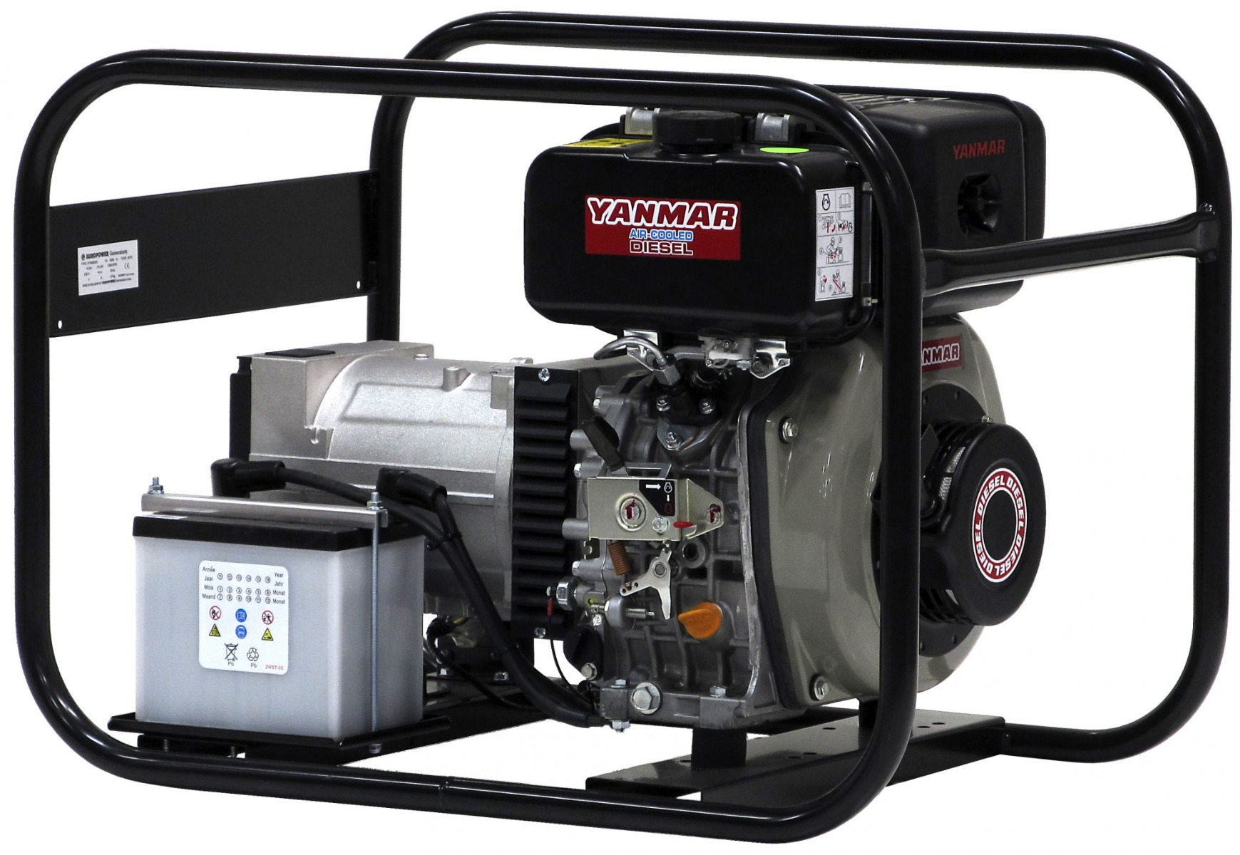 Europower 953010401 EP4000DE Generador diesel de 4000 vatios