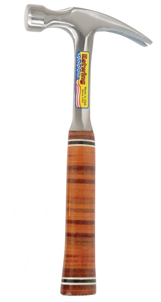 Estwing 02-4101E16S Martillo de orejas recto mango de cuero 448 g