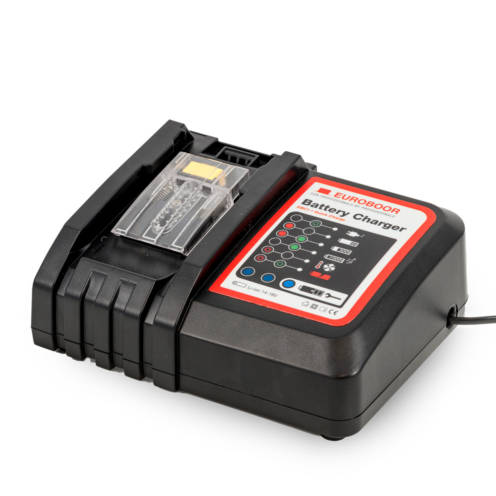Euroboor 31180650002004 EBC1 Cargador de batería 18V enchufe UNI