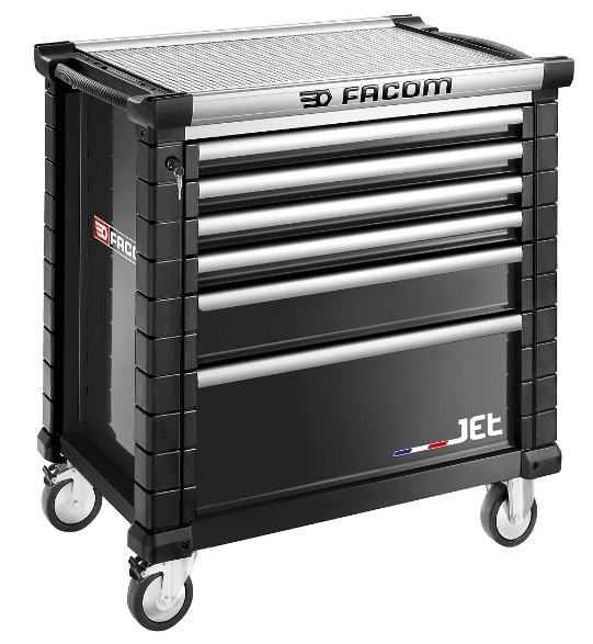 Facom JET.6NM4A Carro de herramientas 6 cajones M4 Negro