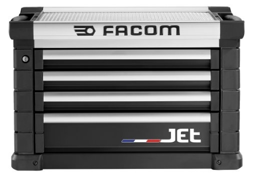 Facom JET.C4NM3A Jet topcase 4 cajones m3 negro