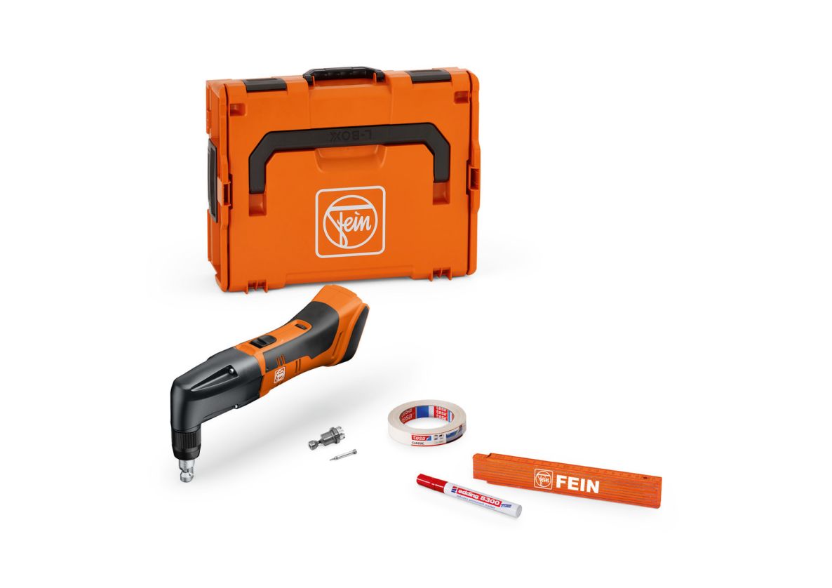 Fein 71321062000 ABLK 18 1.3 CSE AS Juego básico de cortadoras sin cable de hasta 1,3 mm, sin batería ni cargador, en maletín L-BOXX