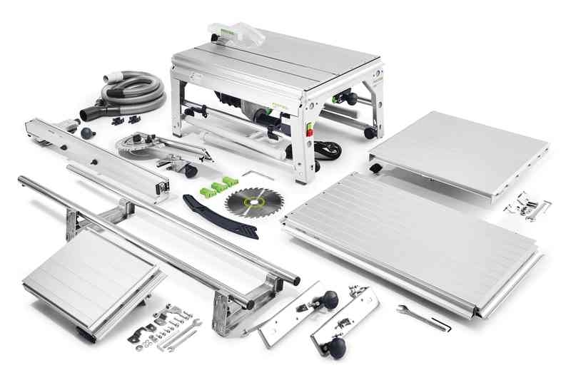 Festool 574782 CS 70 EBG-Set perfectas sierras de mesa con sistema de extracción Precisio