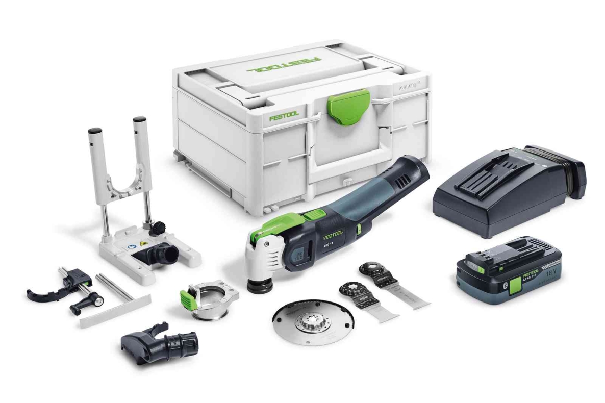 Festool 576593 Máquina oscilante sin cable OSC 18 HPC 4.0 EI-Set VECTURO