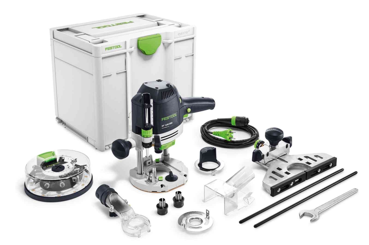 Festool 576540 OF 1400 EBQ-Plus router + Box-OF-S 8/10x router box
