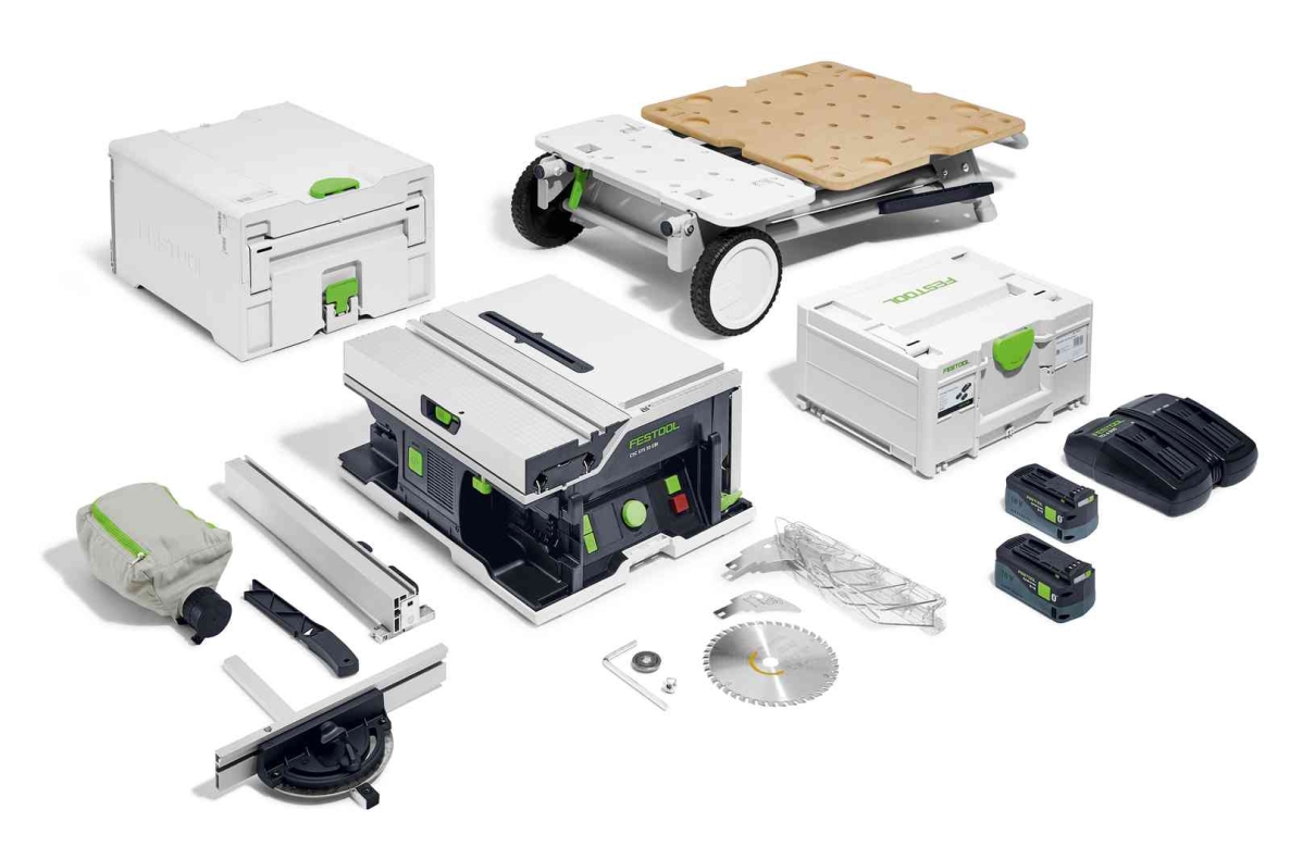Festool 577379 Sierra de mesa sin cable CSC SYS 50 EBI-Set