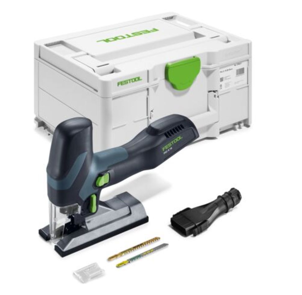 Festool 578521 Sierra de calar sin cable PSC-E 18 EB-Basic sin batería ni cargador en maletín