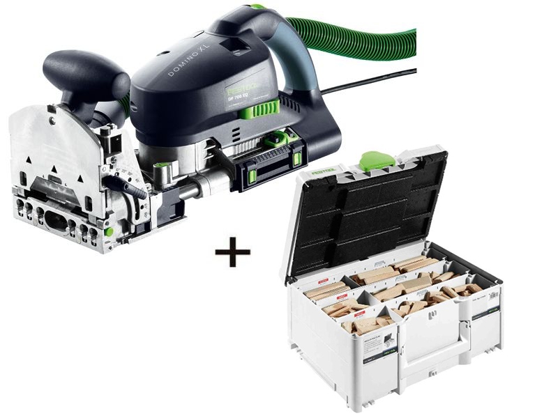 Festool DF700XL-Set2 Domino router DF700EQ-Plus+ DOMINO DF700 XL systainer surtido DS/XL