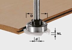Festool Accesorios 499804 Husillo de corte S8 1,5-5 KL28