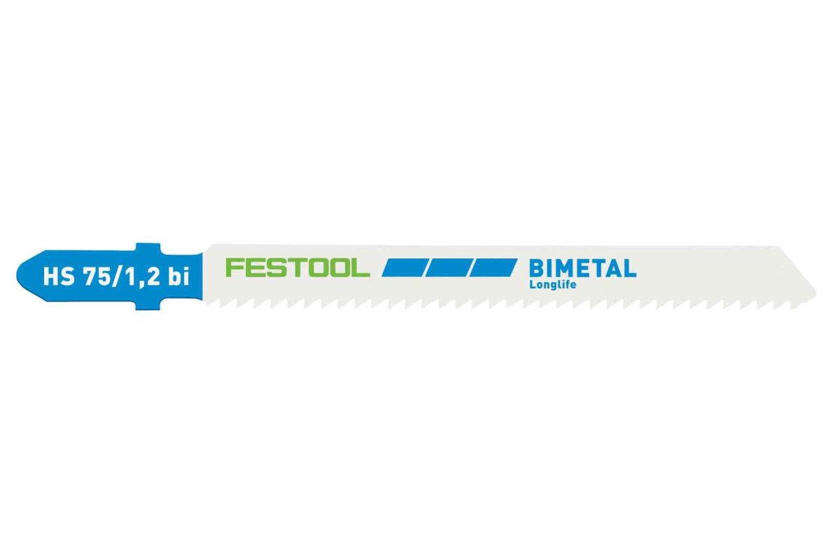 Festool Accesorios 204270 Hoja de sierra HS 75/1,2 BI/5 METAL ACERO/ACERO INOXIDABLE