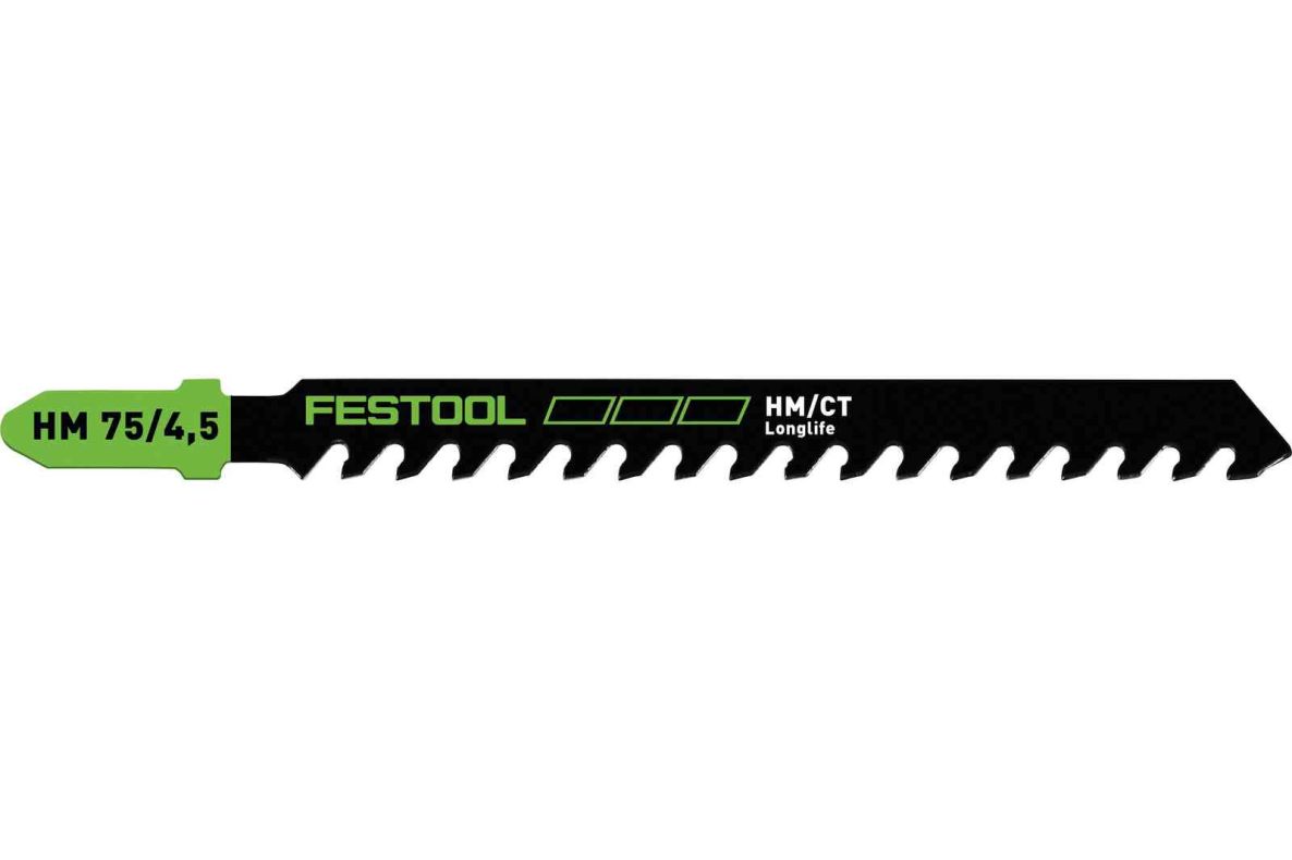 Festool Accesorios 204343 Hoja de sierra de calar HM 75/4,5 MATERIALES DE CONSTRUCCIÓN MATERIALES ABRASIVOS