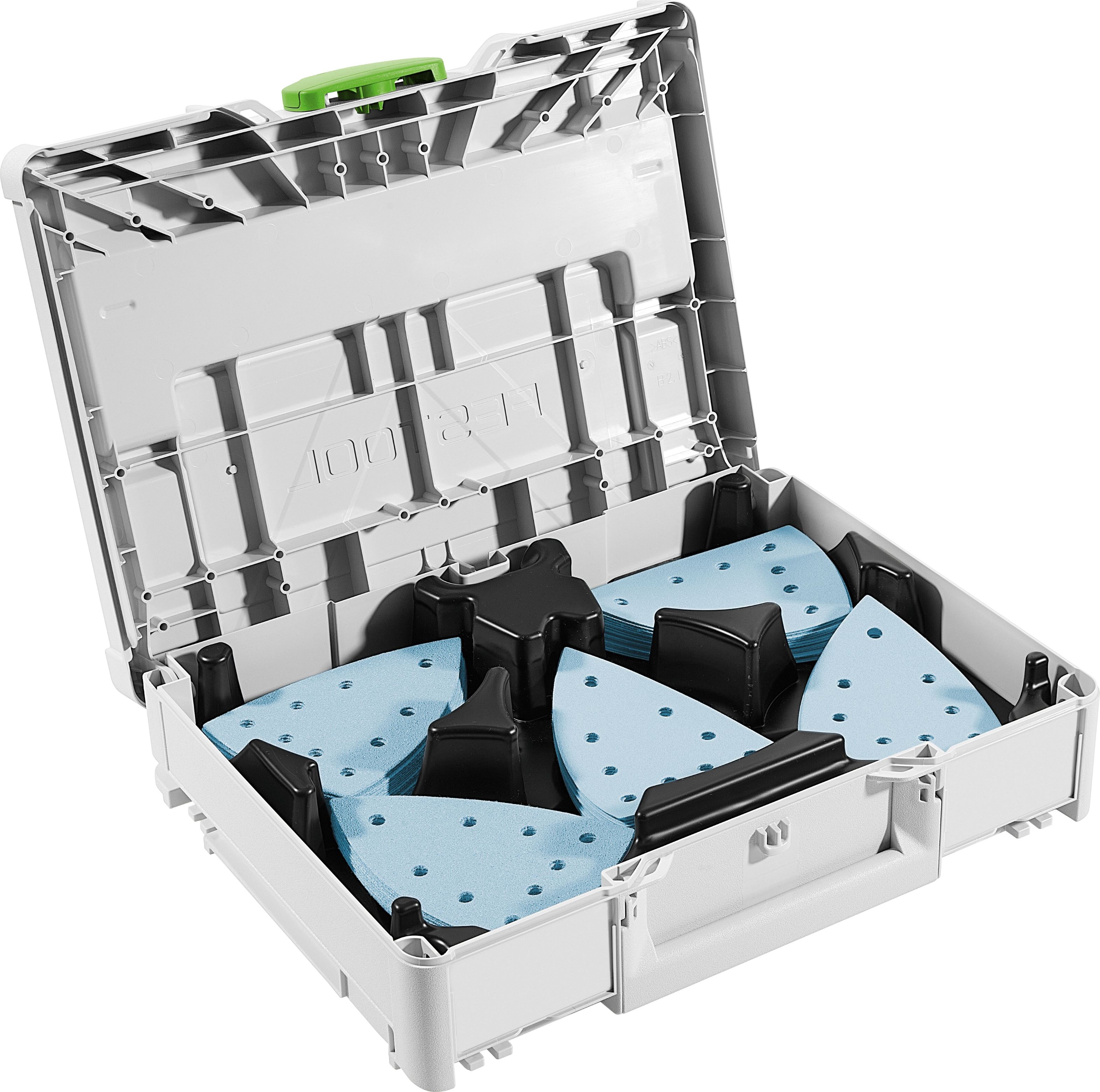 Festool Accesorios 578195 Abrasivos-Systainer³ SYS-STF DELTA GR-Set Granat