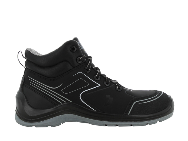 Safety Jogger FLOWS3MID Zapato de seguridad deportivo semialto S3 ESD sin metal negro