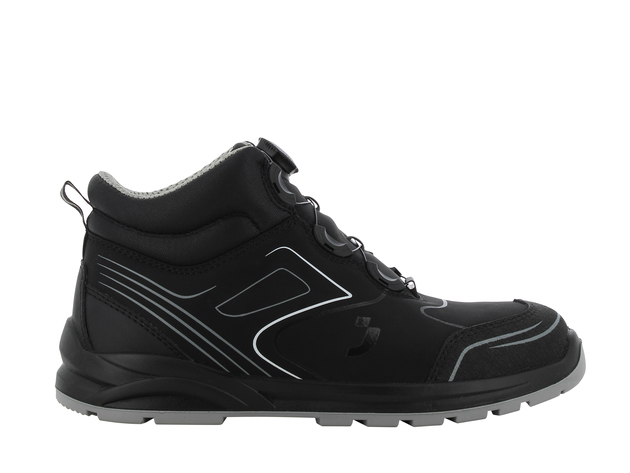 Safety Jogger CADORS3MTL Zapato de seguridad deportivo semi-alto S3 ESD con sistema de cierre por torsión negro