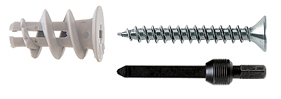 Fischer 52390 GK Taco para cartón yeso con tornillo 50 piezas