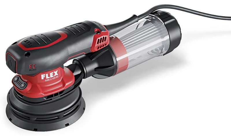 Flex-tools 468894 ORE 2-125 EC Lijadora de órbita aleatoria 125 mm con control de velocidad