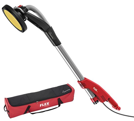 Flex-tools 494461 GE 7 + MH-O Lijadora jirafa para paredes y techos con sistema de cabezal intercambiable