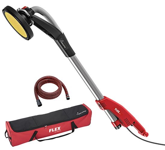 Flex-tools 494526 GE 7 + MH-O + SH Lijadora jirafa para paredes y techos con sistema de cabezal intercambiable