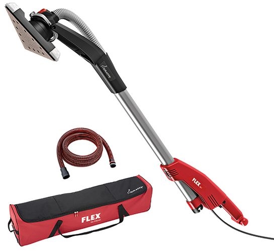 Flex-tools 494542 GE 7 + MH-T + SH Lijadora jirafa para paredes y techos con sistema de cabezal intercambiable