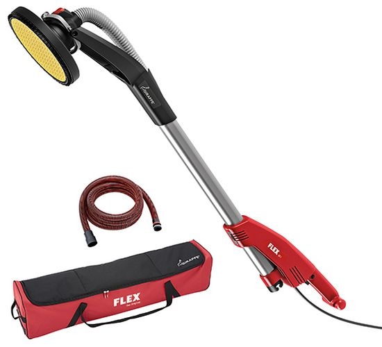 Flex-tools 494550 GE 7 + MH-X + SH Lijadora jirafa para paredes y techos con sistema de cabezal intercambiable