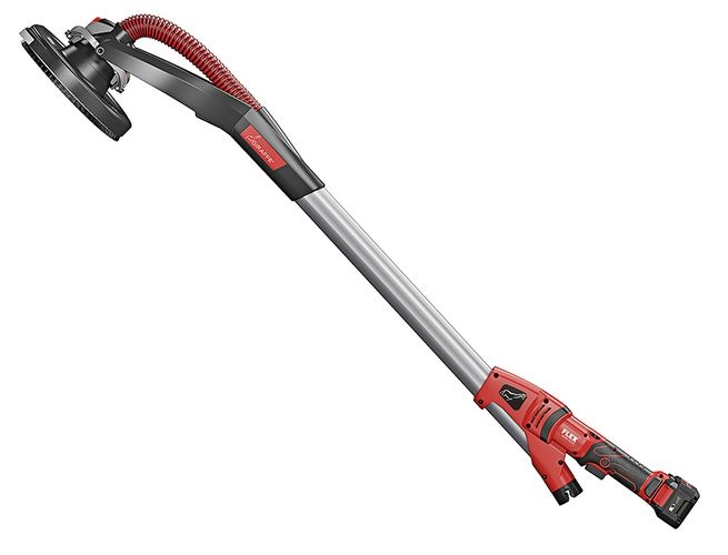 Flex-tools 504068 GE MH 18.0-EC/5.0 Set+MH-X Lijadora Accu Giraffe para paredes y techos con sistema de cabezal intercambiable 18V 5.0Ah Li-Ion